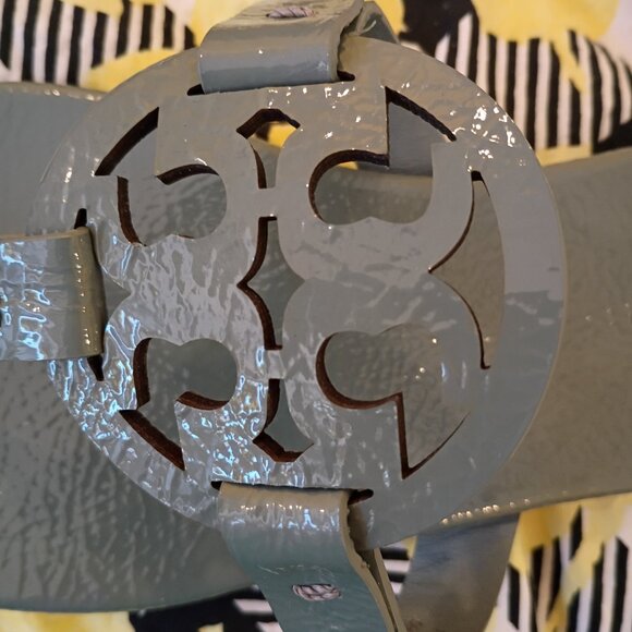 Tory Burch Miller sandals, size 6.5 in Arctic blue - Picture 4 of 6